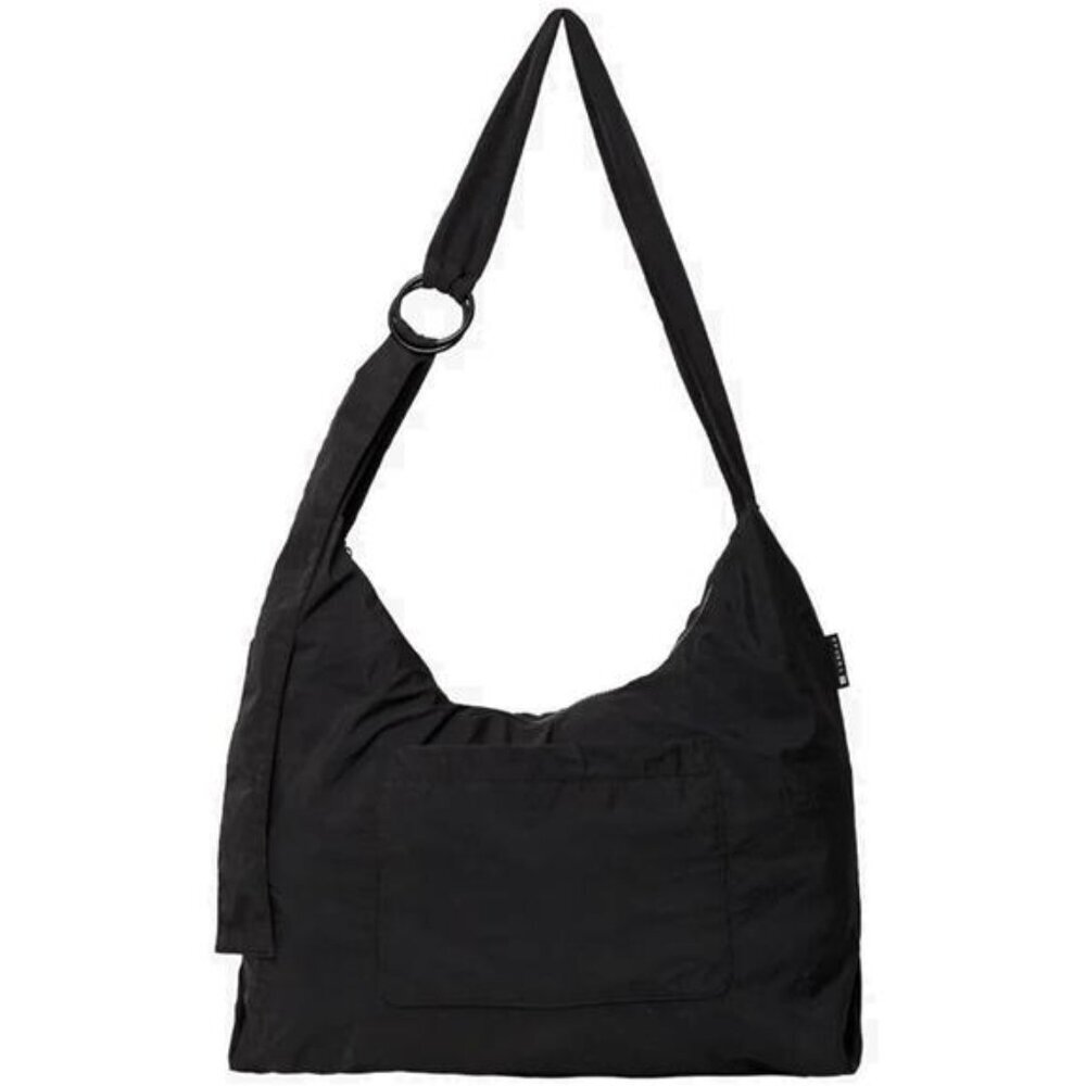 Mini Slouchy Bag Women Crescent Sling Purse Adjustable Strap Foldable Nylon Bag